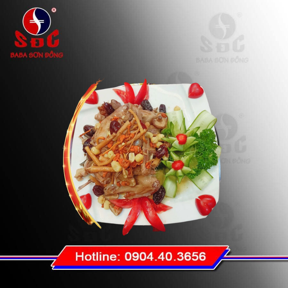 Sâm cầm hấp táo
